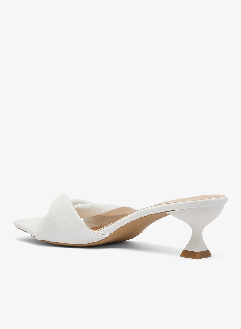 Ginger Wrap Tie Detail Kitten Heel Sandals - Image 3